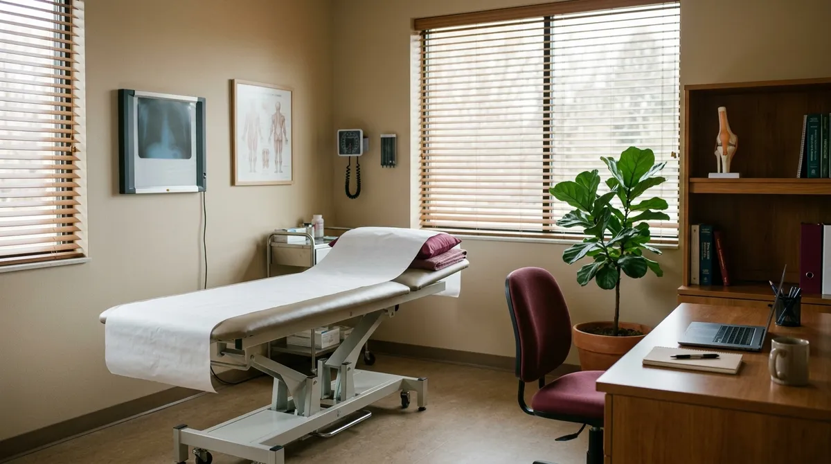 Cabinet de rhumatologie vide